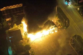 Hàng loạt trạm xăng ở Thái Lan bị đánh bom