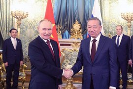Tổng Bí thư Tô Lâm hội đàm với Tổng thống Nga Vladimir Putin