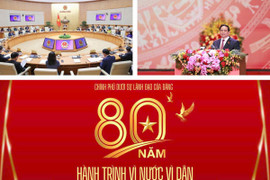 Chính phủ dưới sự lãnh đạo của Đảng - 80 năm hành trình vì nước, vì dân