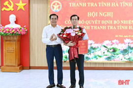 Công bố quyết định bổ nhiệm Chánh Thanh tra tỉnh Hà Tĩnh