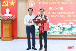 Công bố quyết định bổ nhiệm Chánh Thanh tra tỉnh Hà Tĩnh