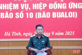 Sẵn sàng chiến đấu phục vụ các sự kiện quan trọng, chủ động ứng phó bão Bualoi