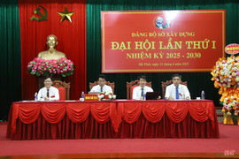 Đại hội Đảng bộ Sở Xây dựng nhiệm kỳ 2025-2030