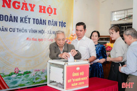 Náo nức ngày hội kết đoàn của người dân Hà Tĩnh