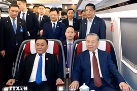 Tổng Bí thư, Chủ tịch nước Tô Lâm tới thăm Nam Ninh (Trung Quốc)