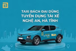 Taxi Bách Đại Dũng tuyển dụng tài xế taxi điện VinFast