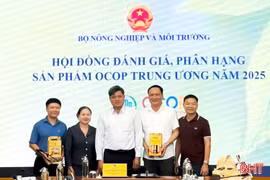 Hà Tĩnh lần đầu tiên có sản phẩm đủ điều kiện công nhận OCOP 5 sao