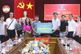 Petrovietnam hỗ trợ Hà Tĩnh 1 tỷ đồng khắc phục hậu quả bão số 5