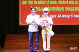 Phó Giám đốc Công an tỉnh Đặng Hoài Sơn và 4 thượng tá nghỉ công tác