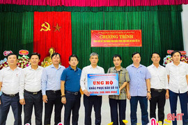 Doanh nghiệp ở TP Hồ Chí Minh hỗ trợ xã biển Hà Tĩnh 500 triệu khắc phục hậu quả thiên tai
