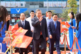 Tổng Bí thư, Chủ tịch nước Tô Lâm và đại biểu dự Lễ kỷ niệm 120 năm Ngày sinh Tổng Bí thư Hà Huy Tập