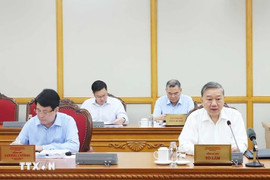 Tổng Bí thư Tô Lâm chủ trì họp cho ý kiến về tiến độ sắp xếp tổ chức bộ máy