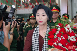 Đoàn Hà Tĩnh hoàn thành xuất sắc nhiệm vụ diễu binh, diễu hành trở về 