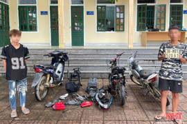 Công an xã ở Hà Tĩnh làm rõ 2 trường hợp trộm cắp tài sản