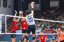 Bóng chuyền Hà Tĩnh thất bại trước TP Hồ Chí Minh