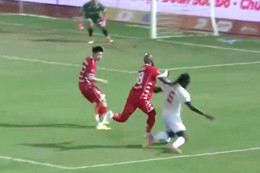 Cần xem xét lại công tác trọng tài trận Hồng Lĩnh Hà Tĩnh gặp Hải Phòng