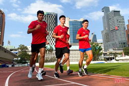 VĐV Hà Tĩnh tập luyện tại Thái Lan, sẵn sàng chinh phục huy chương SEA Games 33