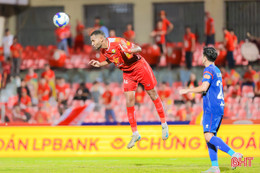 Hồng Lĩnh Hà Tĩnh vắng ngôi sao số 1 ở trận "derby xứ Nghệ"