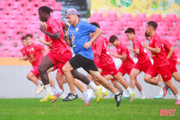 Hồng Lĩnh Hà Tĩnh hội quân, tập luyện sau kỳ nghỉ Tết