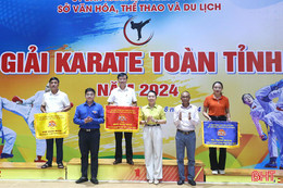 TP Hà Tĩnh nhất toàn đoàn Giải Karate toàn tỉnh