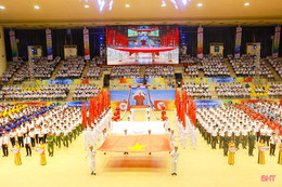 Đại hội Thể dục thể thao toàn tỉnh Hà Tĩnh khai mạc ngày 24/4