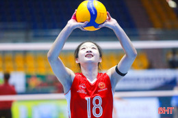 Những “bóng hồng” tranh tài Giải Bóng chuyền hạng A quốc gia tại Hà Tĩnh