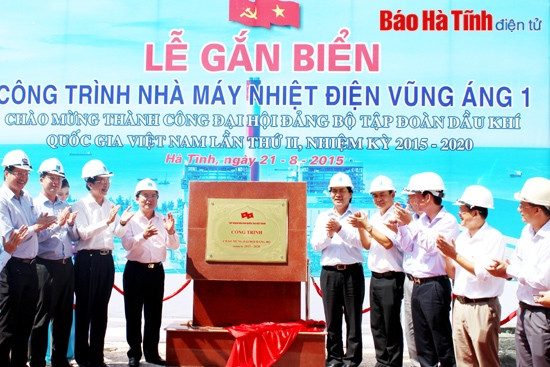 Gắn biển công trình Nhà máy Nhiệt điện Vũng Áng 1 ảnh 1