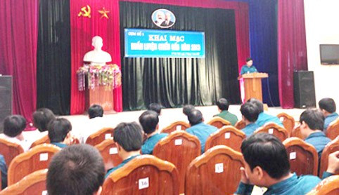 Cụm số 1 khai mạc huấn luyện chiến đấu năm 2013