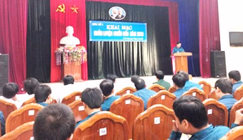 Cụm số 1 khai mạc huấn luyện chiến đấu năm 2013