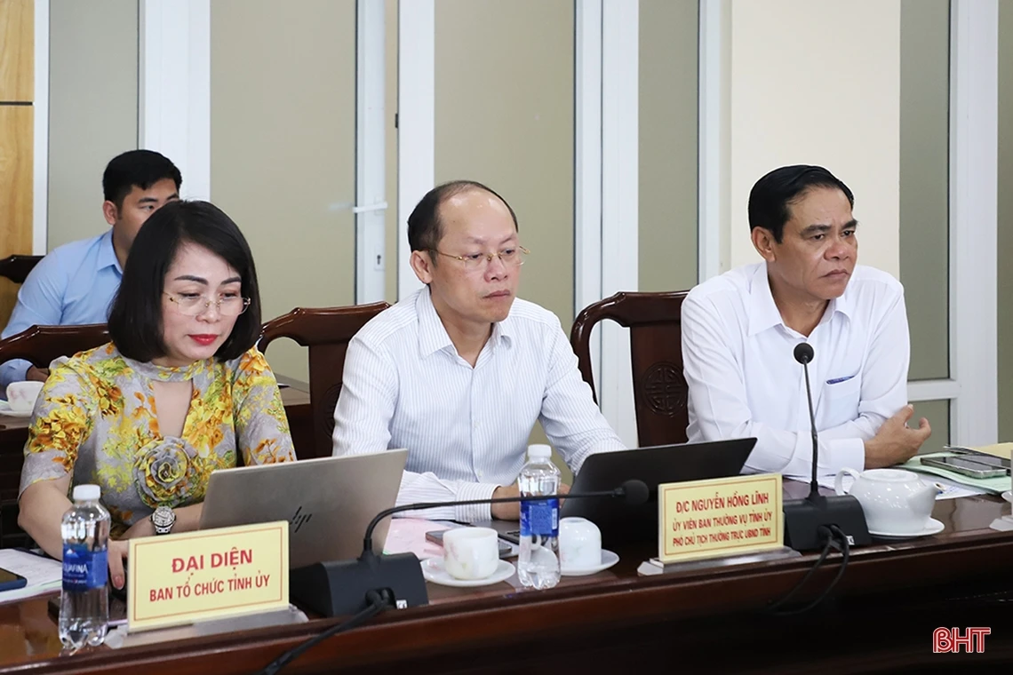 Ban Thường vụ Thành ủy Hà Tĩnh, Đảng ủy Sở NN&PTNT kiểm điểm tập thể, cá nhân