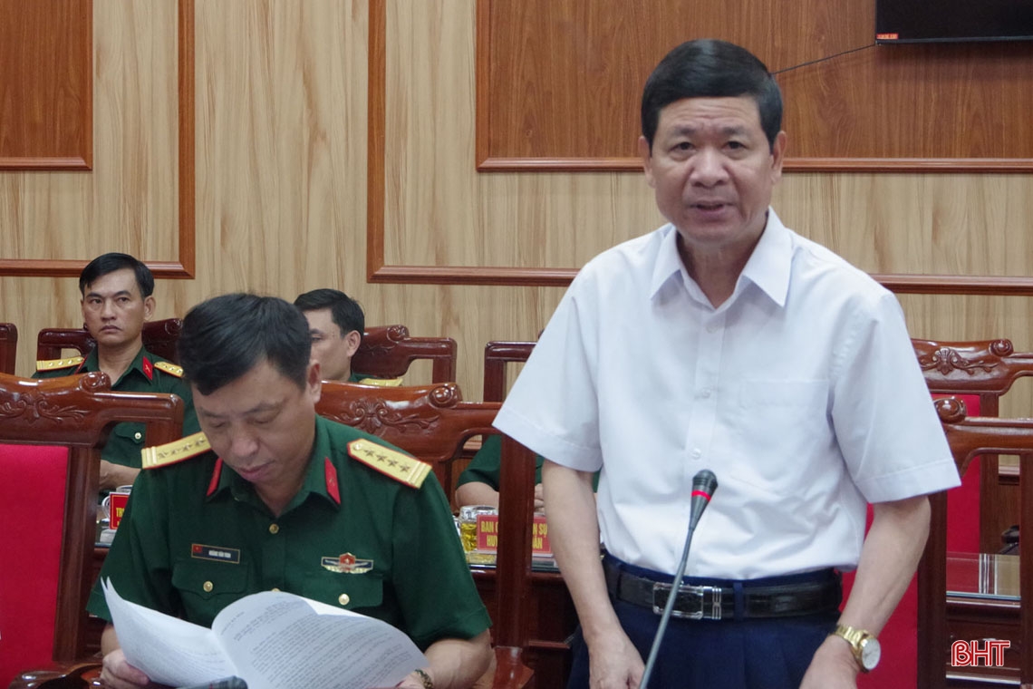 Ban Thường vụ Tỉnh ủy Hà Tĩnh công bố quyết định kiểm tra đối với Đảng ủy Quân sự tỉnh