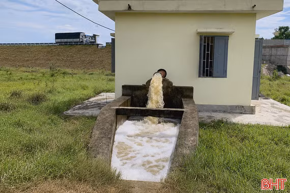 Điều tiết hợp lý, đảm bảo nguồn nước phục vụ gieo cấy lúa hè thu
