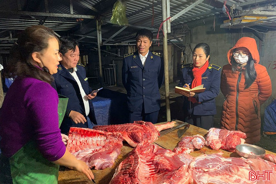 Hà Tĩnh tăng cường kiểm tra công tác giết mổ, kinh doanh thịt động vật