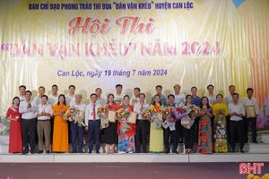 Tùng Lộc nhất hội thi “Dân vận khéo” huyện Can Lộc