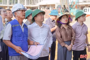Hà Tĩnh đẩy nhanh tiến độ xây dựng trường nội trú liên cấp tại các xã biên giới
