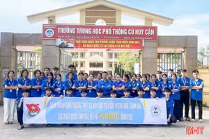 Hơn 1.600 đoàn viên thanh niên Hà Tĩnh tiếp sức mùa thi
