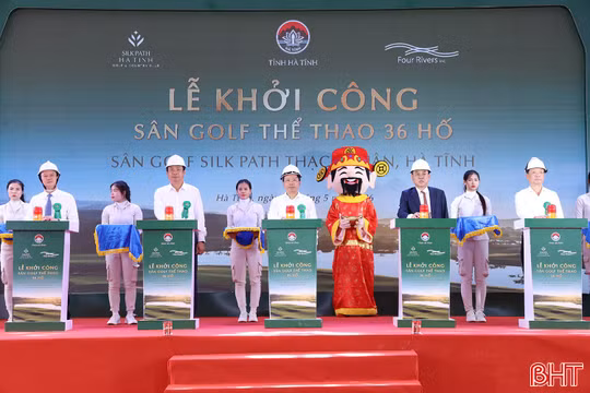 Khởi công dự án sân golf gần 1.800 tỷ đồng tại Hà Tĩnh