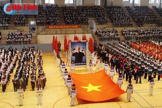 Khai mạc Hội khỏe Phù Đổng tỉnh Hà Tĩnh lần thứ XI ảnh 1