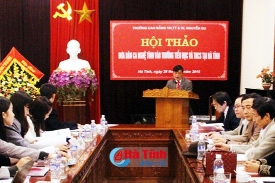 Dân ca ví, giặm vào trường học nhằm bồi đắp tâm hồn cho thế hệ trẻ ảnh 1