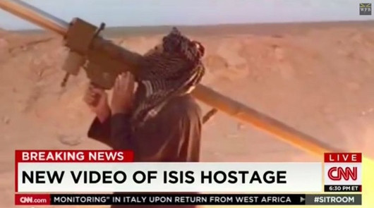 Một tên lửa phòng không vác vai mà khủng bố IS sở hữu. Ảnh: CNN Một tên lửa phòng không vác vai mà khủng bố IS sở hữu. Ảnh: CNN