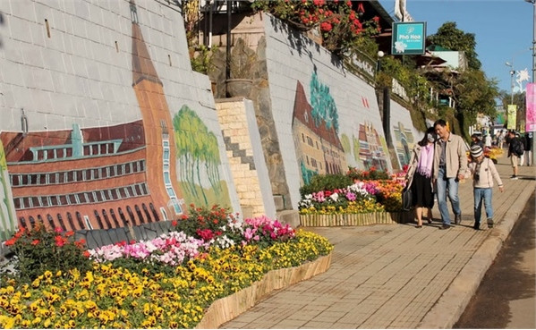 Đà Lạt hoa "tràn xuống phố" chờ khai hội ảnh 8