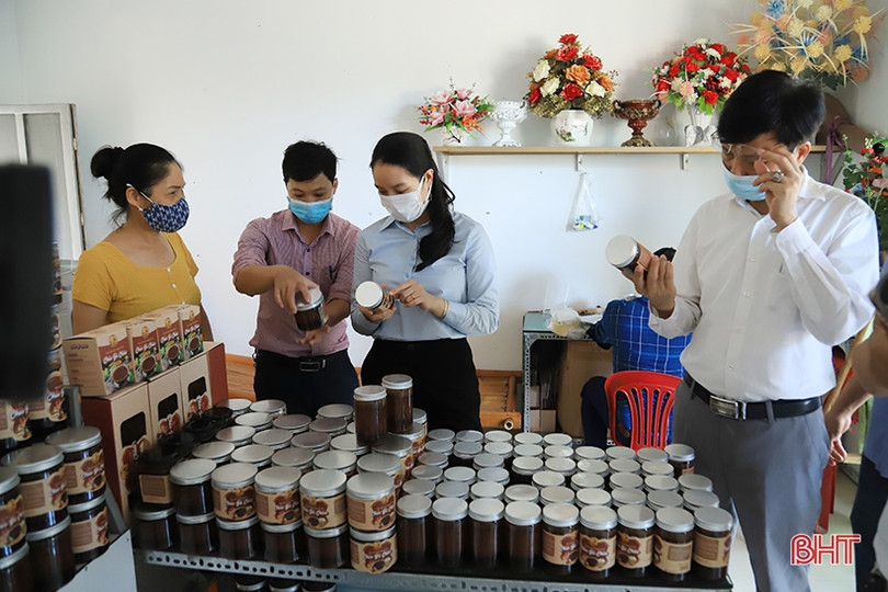 Cẩm Xuyên có 7 sản phẩm tham gia đánh giá, phân hạng sản phẩm OCOP đợt 1/2021