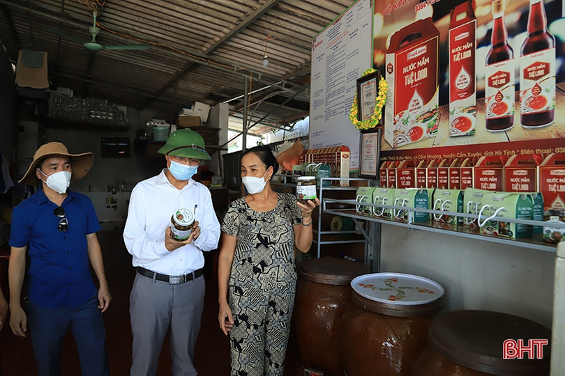 Cẩm Xuyên có 7 sản phẩm tham gia đánh giá, phân hạng sản phẩm OCOP đợt 1/2021