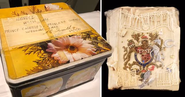 Lát bánh cưới 40 năm tuổi của Hoàng gia Anh có giá hơn 2.500 USD