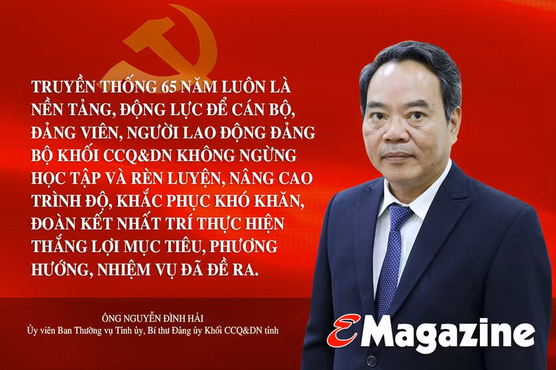 Đảng bộ Khối CCQ&DN tỉnh tập trung tuyên truyền kỷ niệm 65 năm Ngày Bác Hồ về thăm Hà Tĩnh