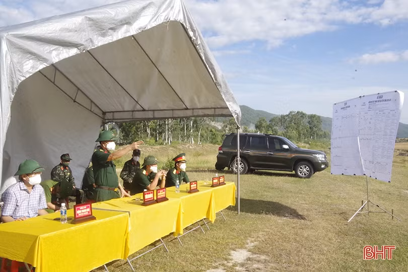 Soát xét kỹ phương án diễn tập khu vực phòng thủ ở TX Hồng Lĩnh