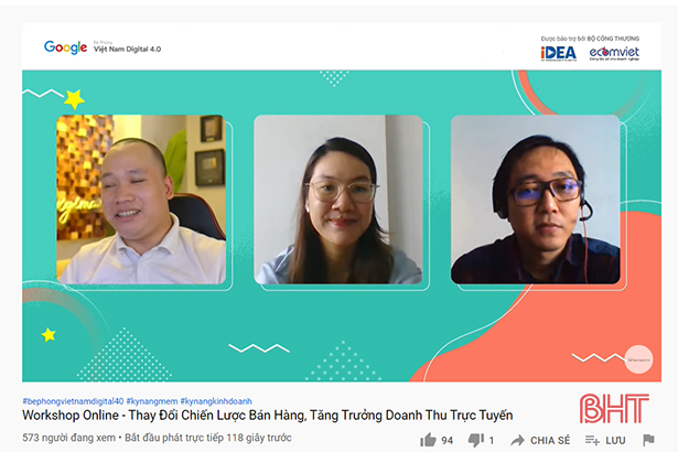 Doanh nghiệp Hà Tĩnh học cách kết nối khách hàng, tăng doanh thu qua thương mại điện tử