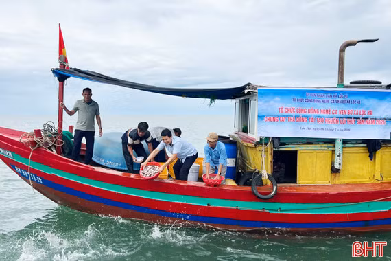 Lộc Hà ra mắt tổ chức cộng đồng nghề cá ven bờ