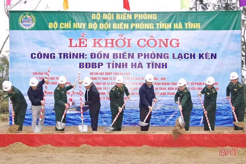 Khởi công xây dựng Đồn Biên phòng Lạch Kèn với tổng mức đầu tư 32,5 tỷ đồng