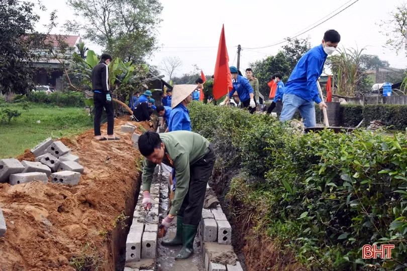 Sôi nổi ra quân Tháng Thanh niên 2023 tại Hà Tĩnh 